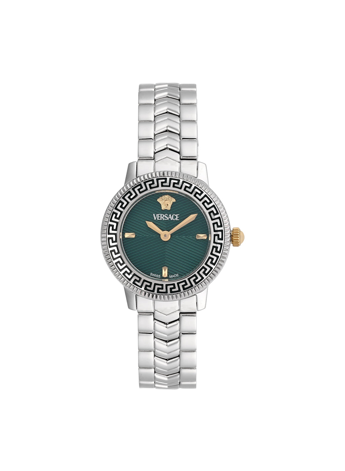 V-Icon Quartz Green Dial Watch