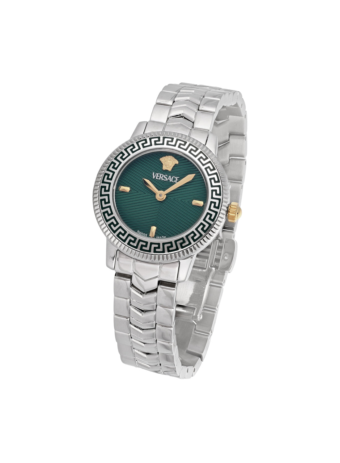 V-Icon Quartz Green Dial Watch