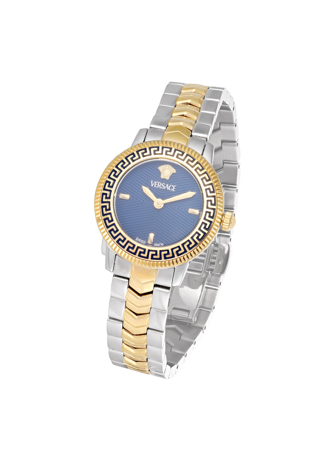 V-Icon Quartz Blue Dial Watch