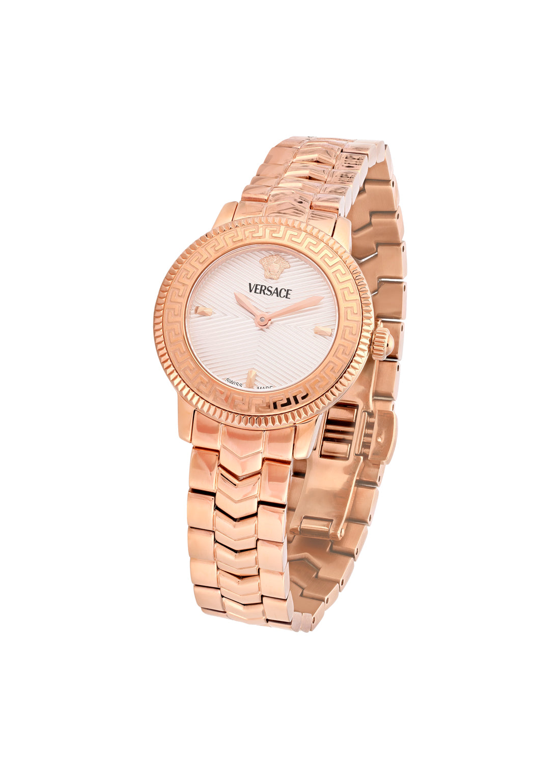 V-Icon Quartz White Dial Watch