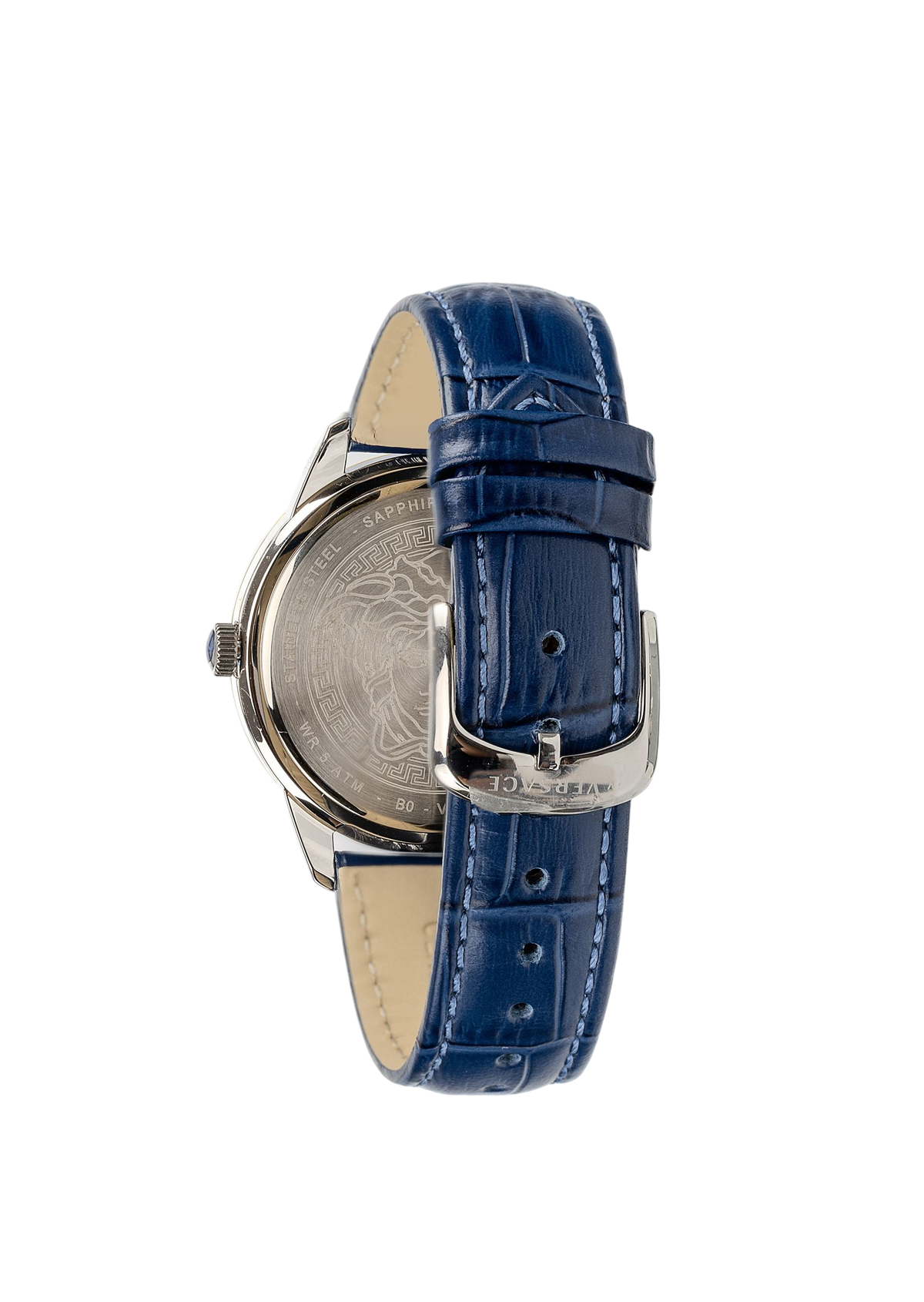 Greca Quartz Blue Dial Watch
