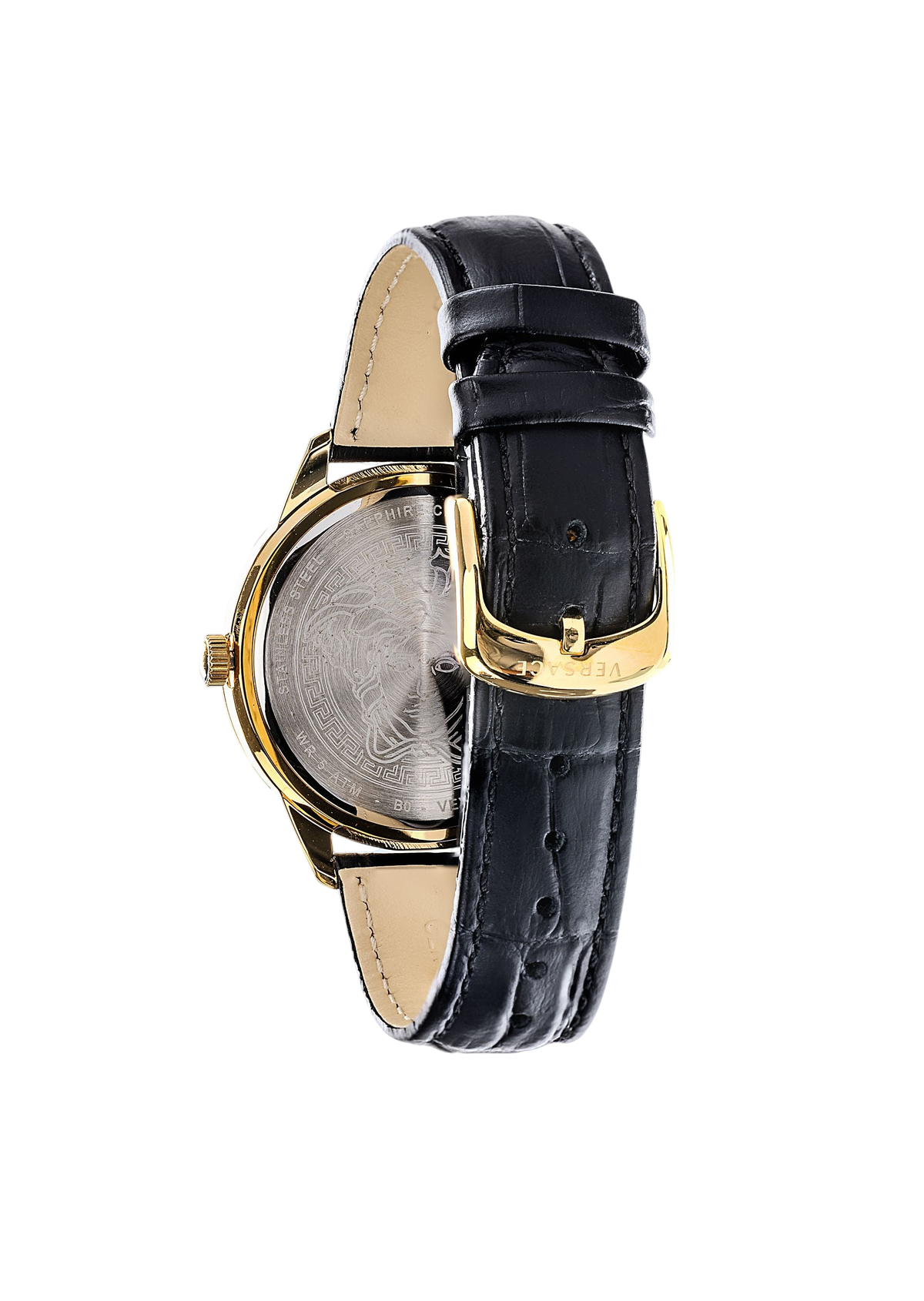 Greca Signature Quartz Black Dial Ladies Watch