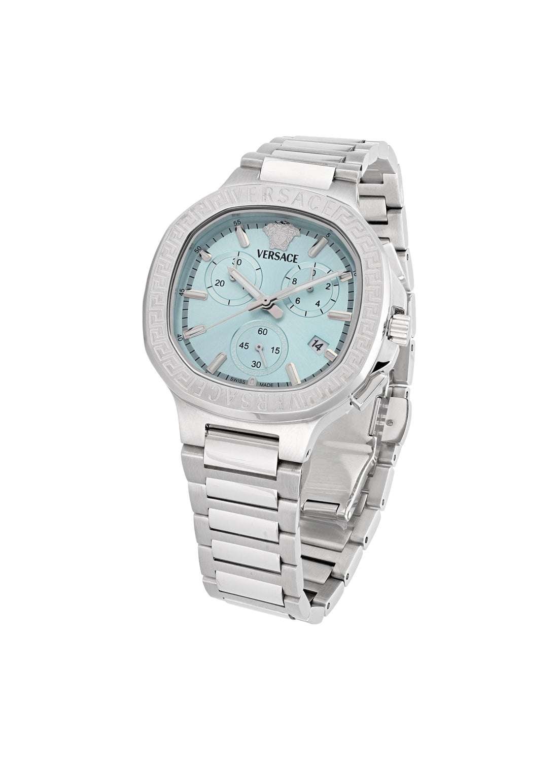V-Chrono Square Turquoise Black Dial Watch