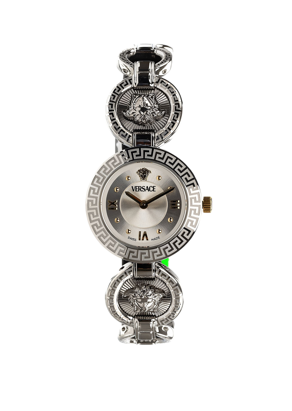 Greca Jewel Quartz Silver Dial Watch