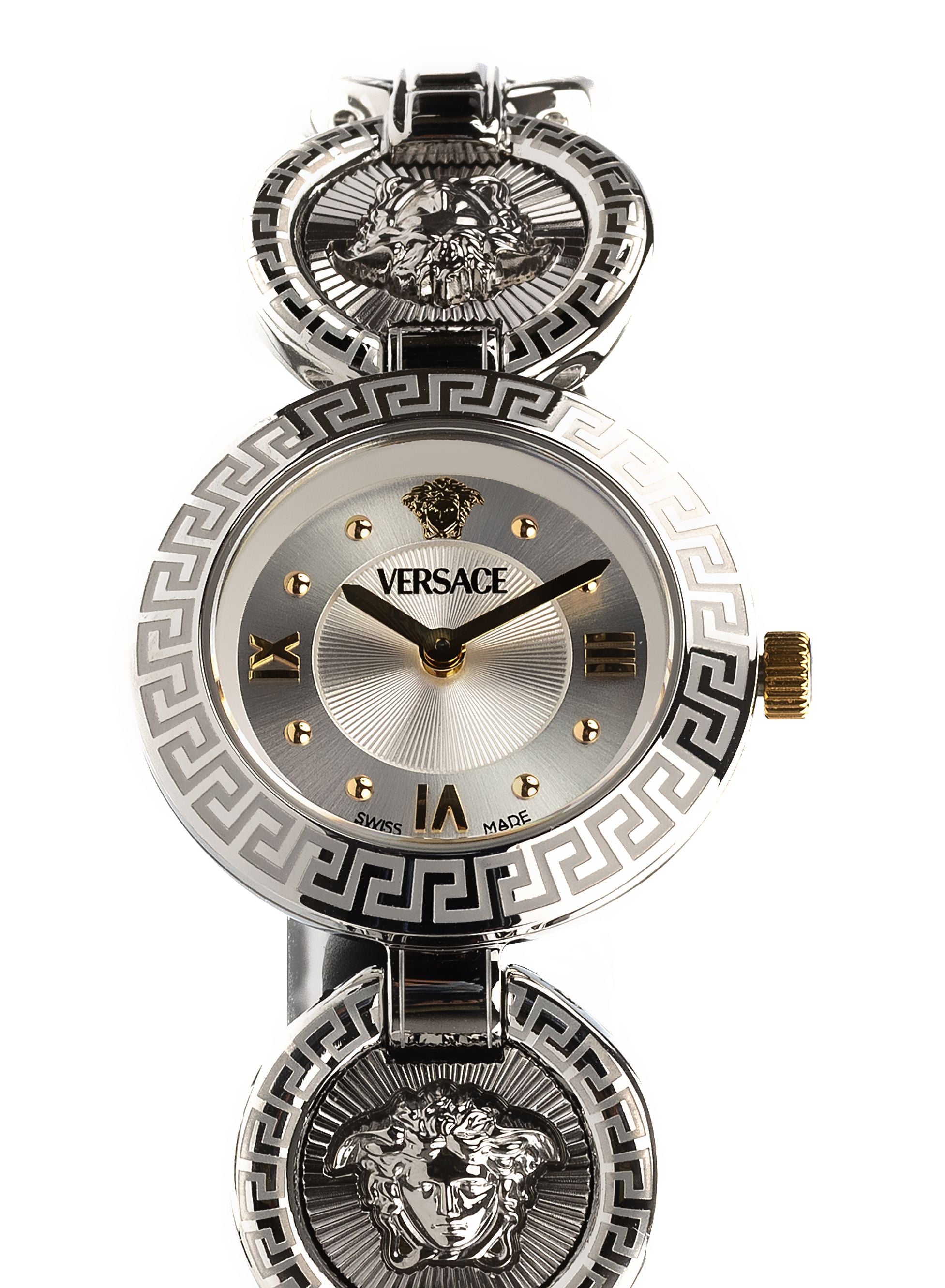 Greca Jewel Quartz Silver Dial Watch