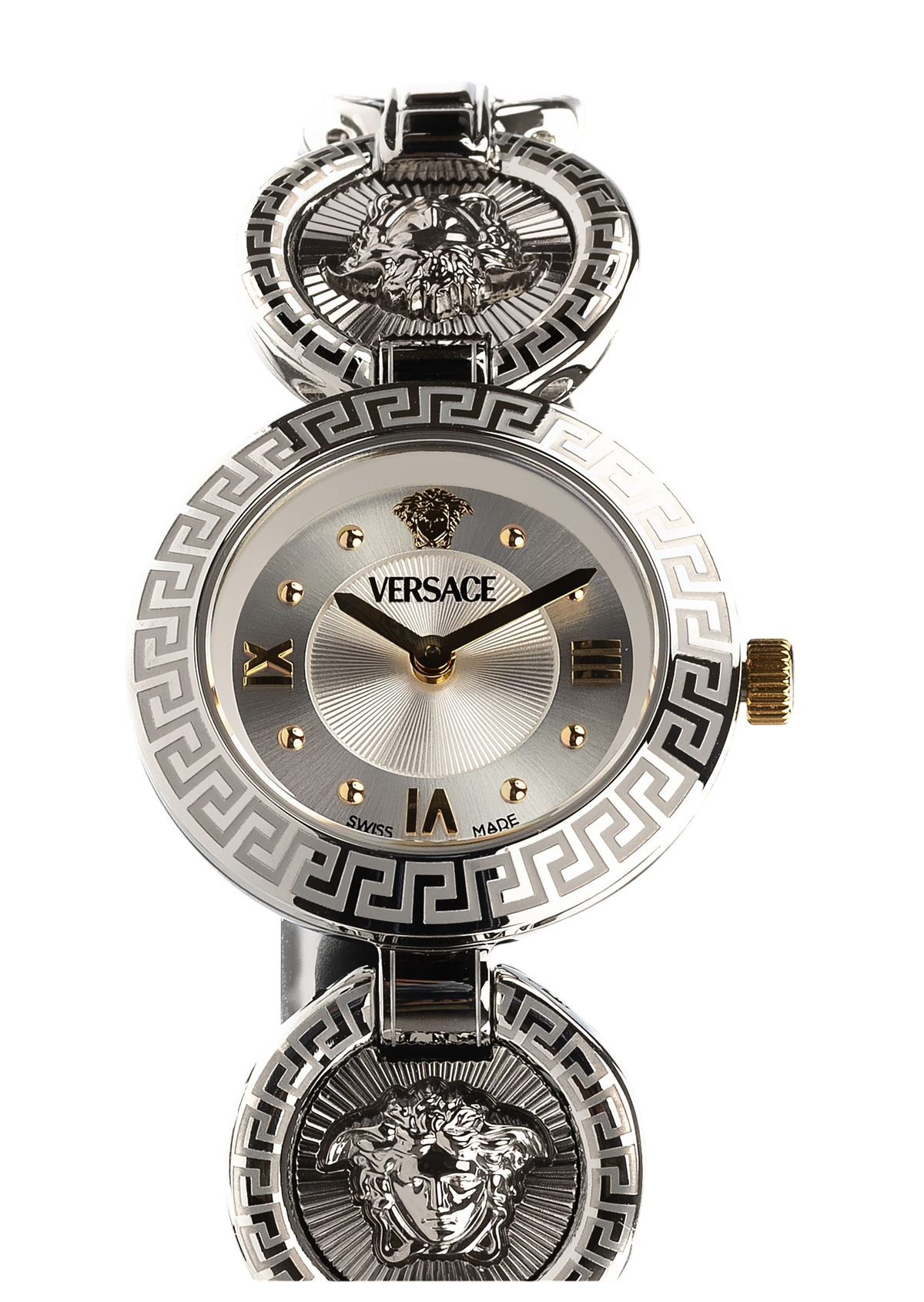 Greca Jewel Quartz Silver Dial Watch