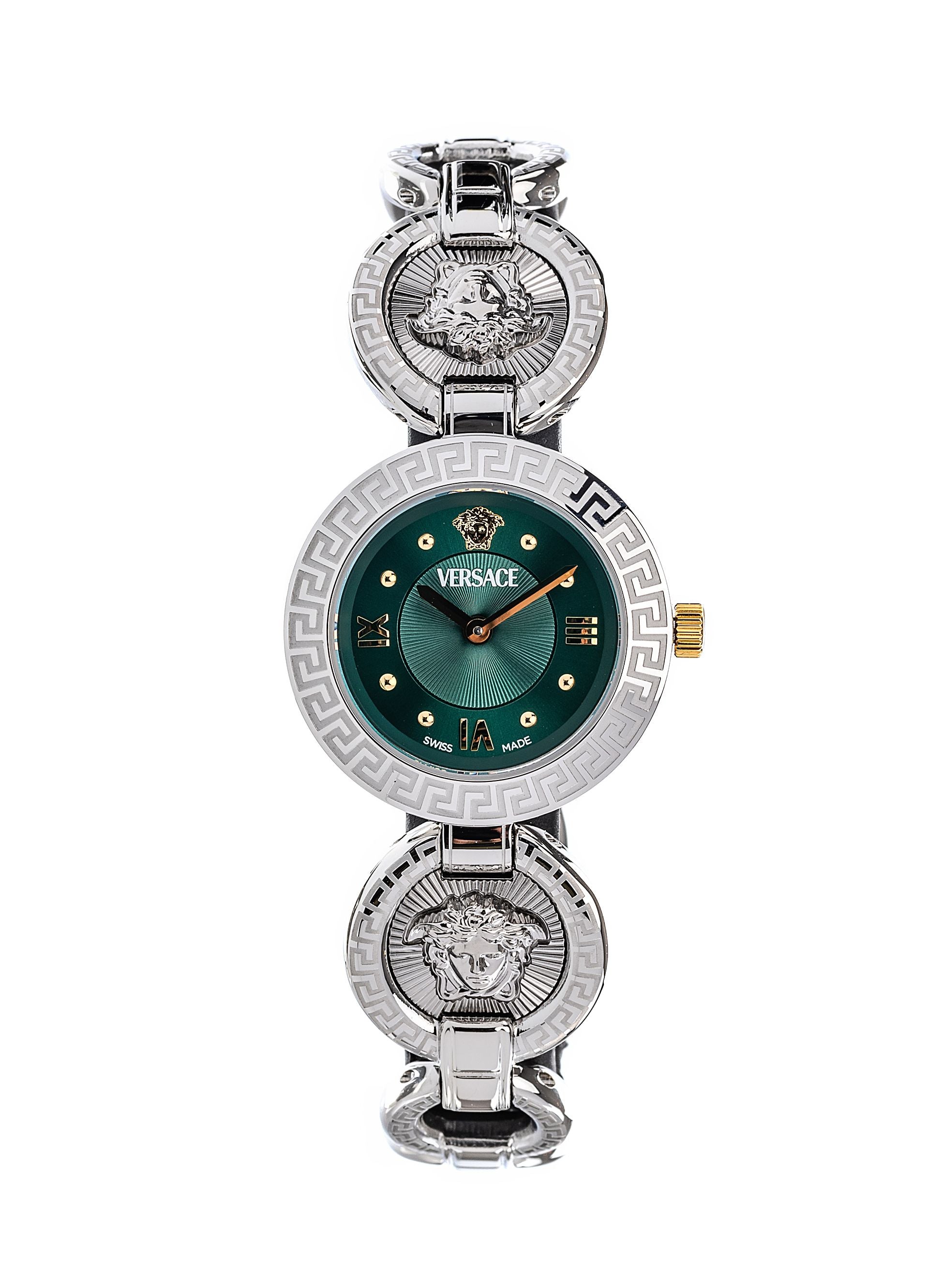 Greca Jewel Quartz Green Dial Watch