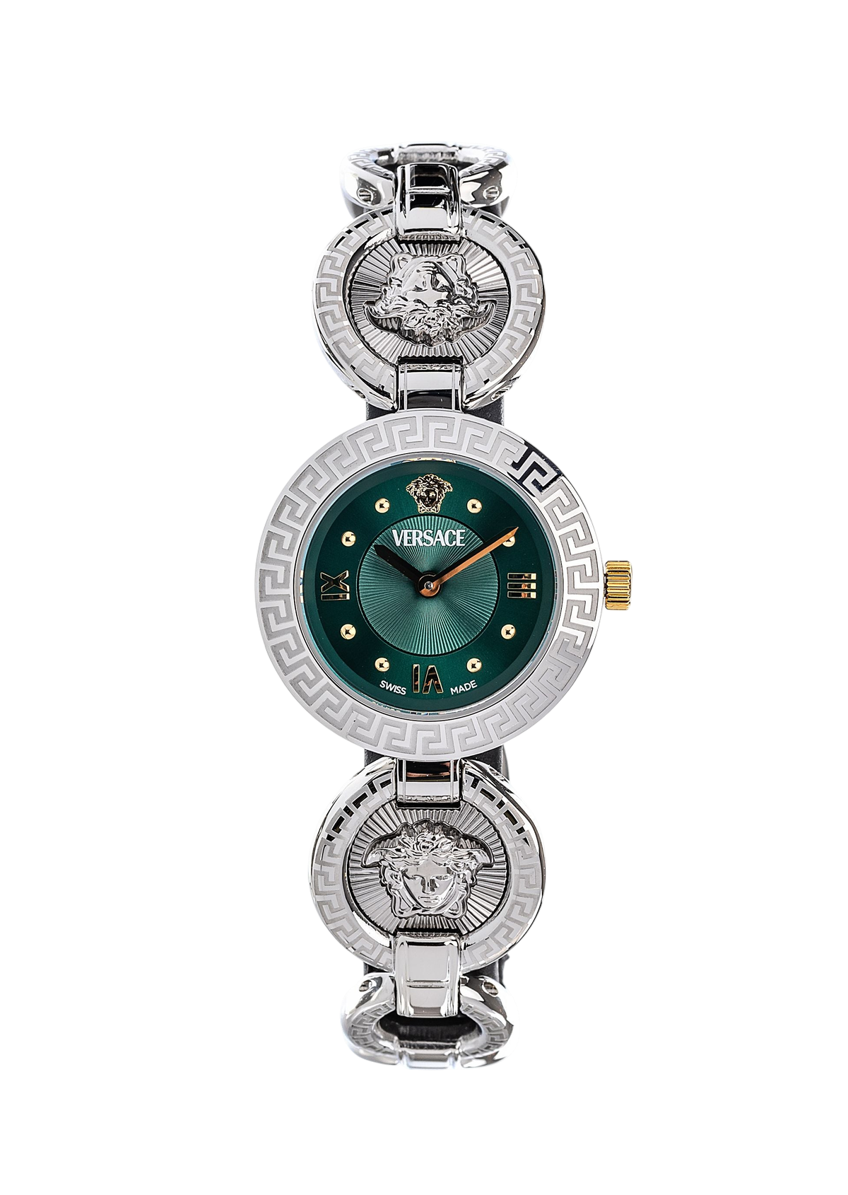 Greca Jewel Quartz Green Dial Watch
