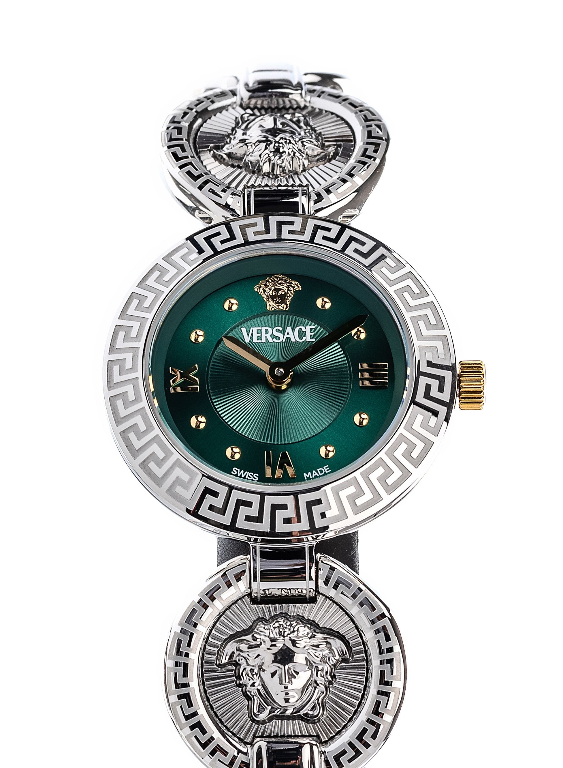 Greca Jewel Quartz Green Dial Watch
