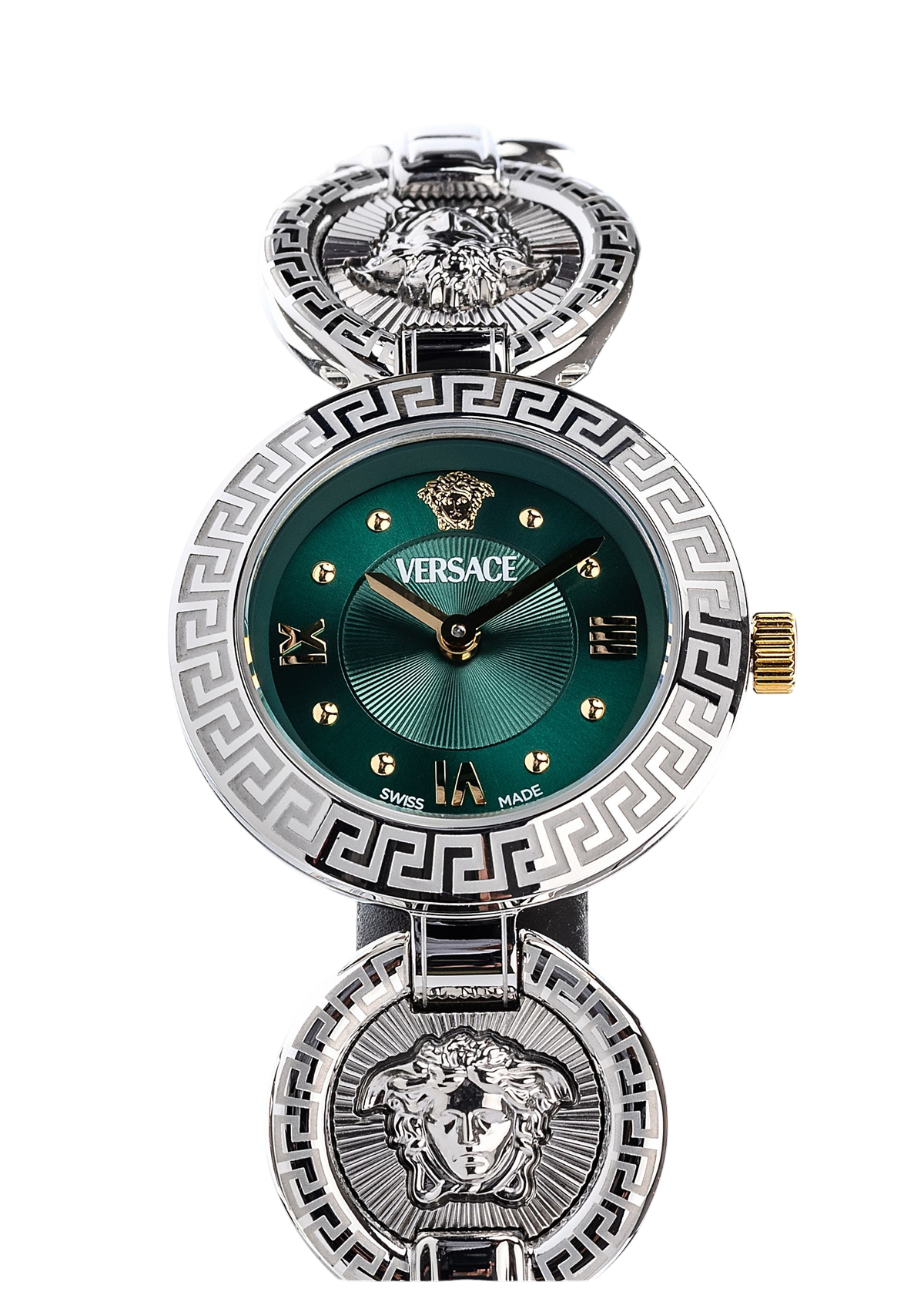 Greca Jewel Quartz Green Dial Watch