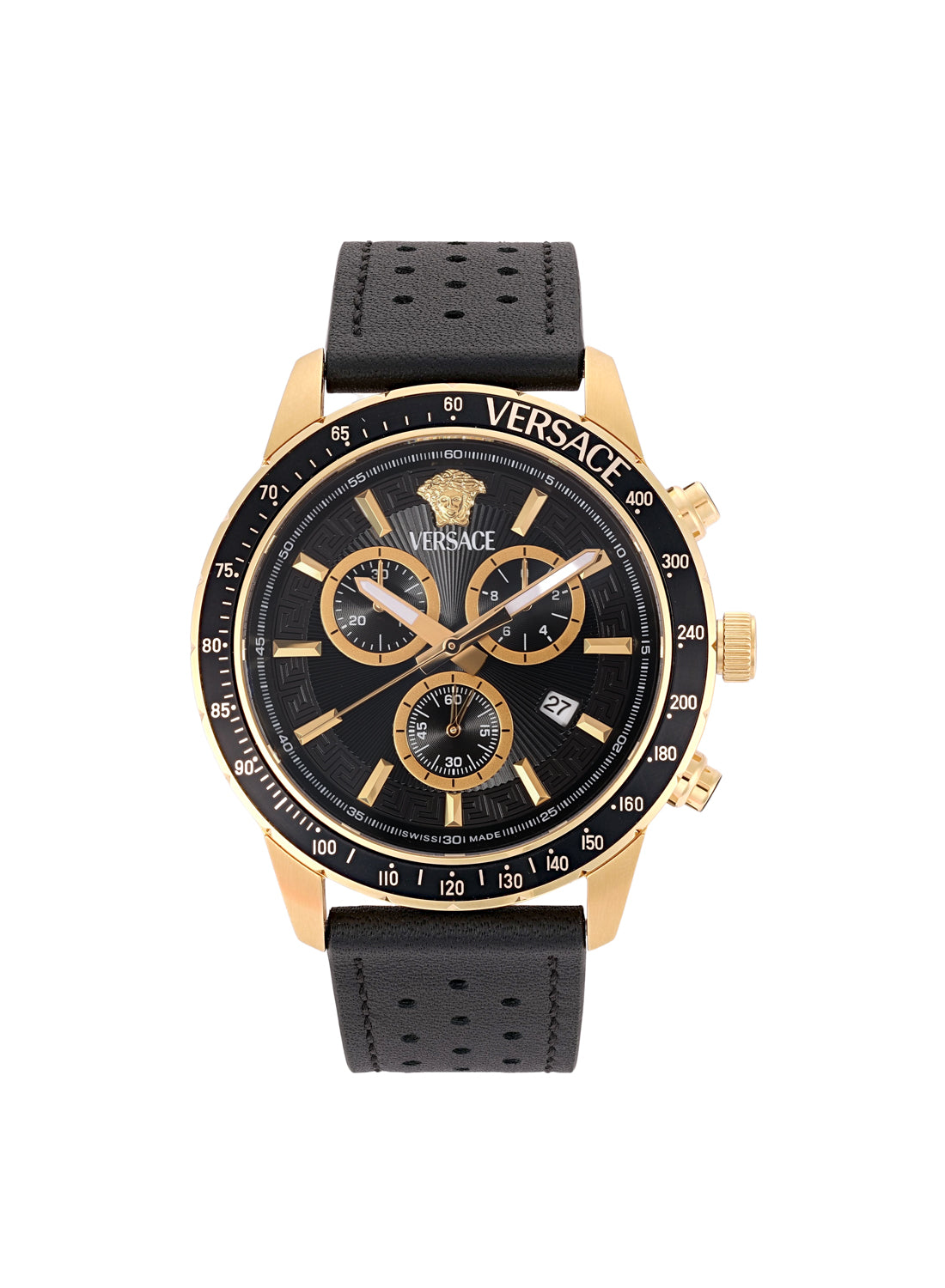 Sport Chrono Quartz Black Dial Watch