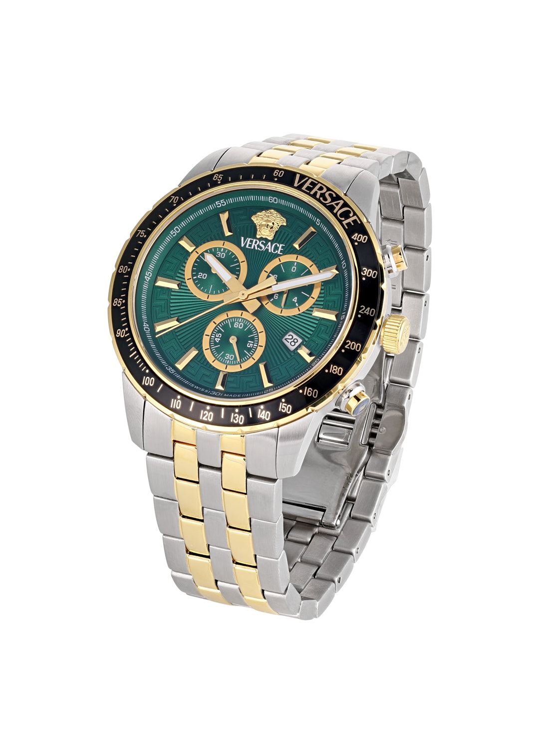 Sport Chrono Quartz Green Dial Watch