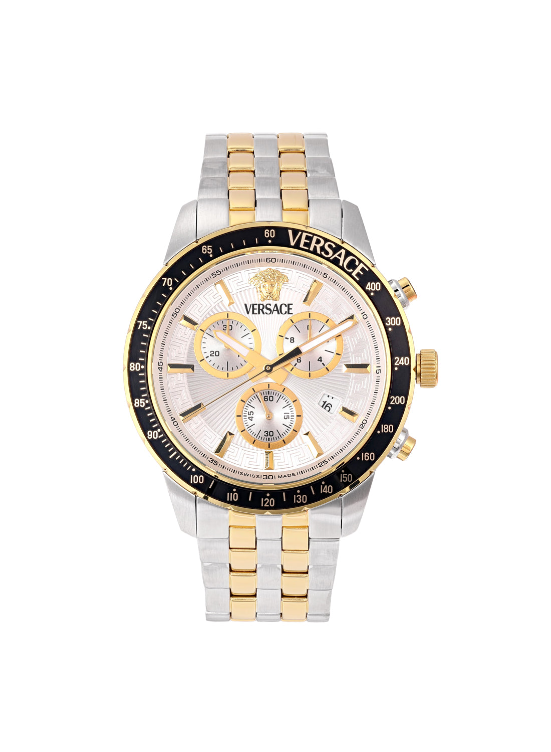 Sport Chrono Quartz Silver Dial Watch