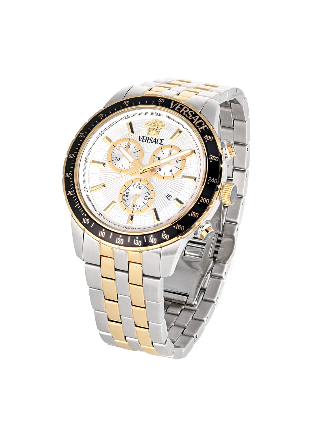 Sport Chrono Quartz Silver Dial Watch