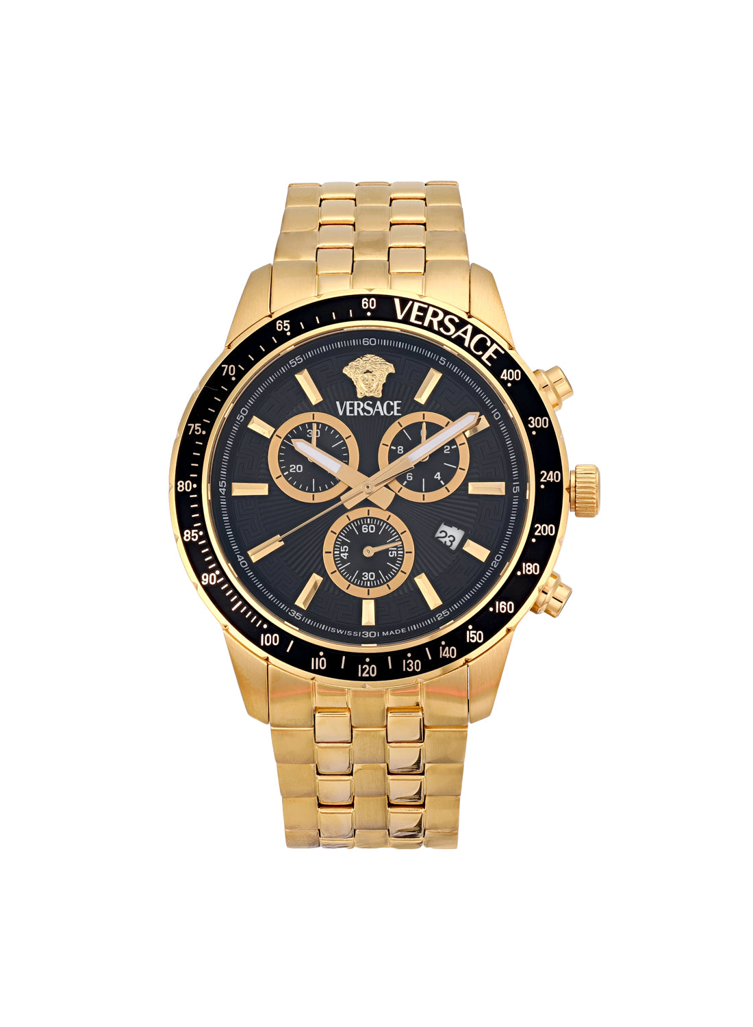 Sport Chrono Quartz Black Dial Watch