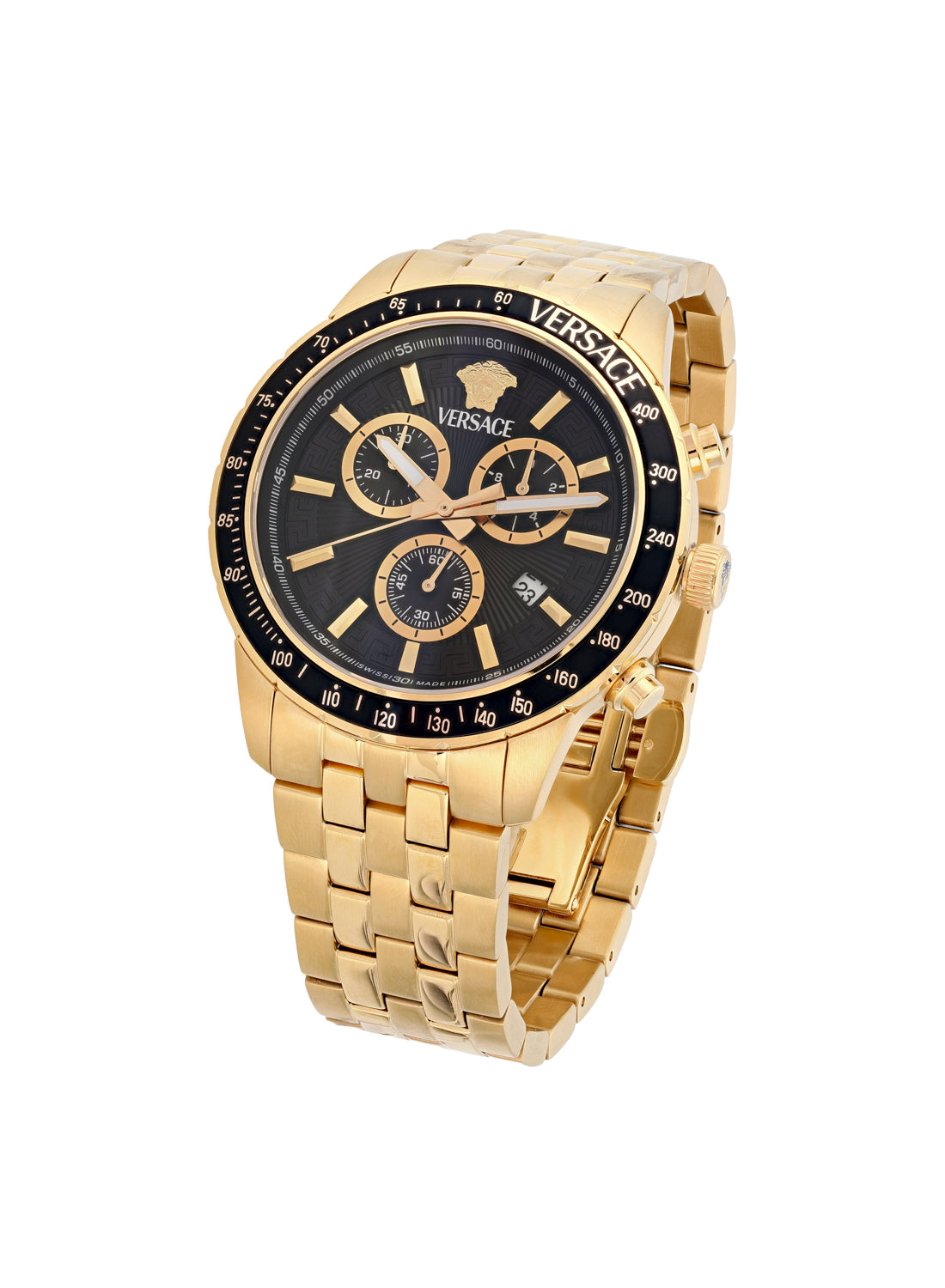 Sport Chrono Quartz Black Dial Watch