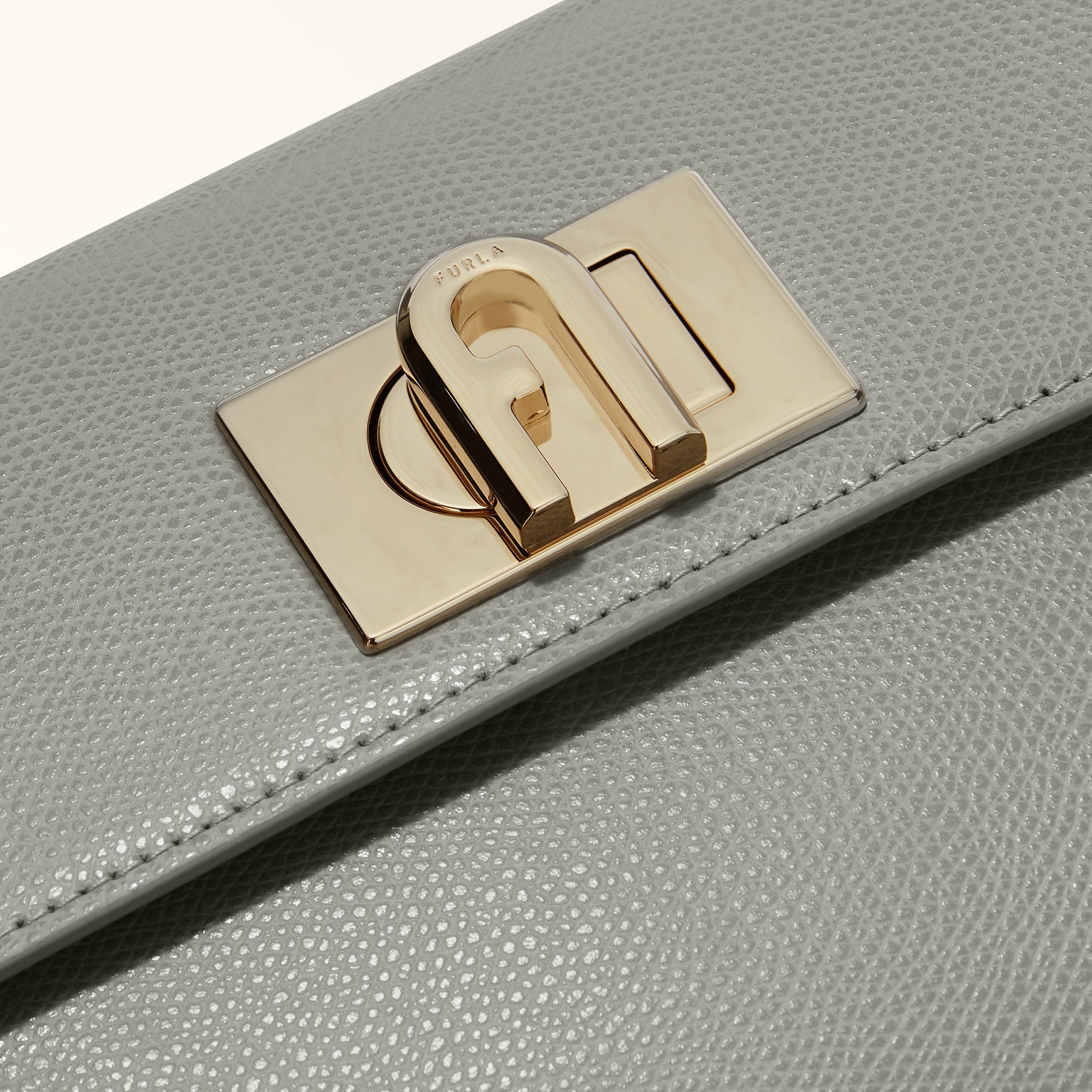 Furla 1927 Light Grey Top Handle Bag