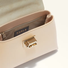 Furla 1927 Beige Top Handle Bag - Mini