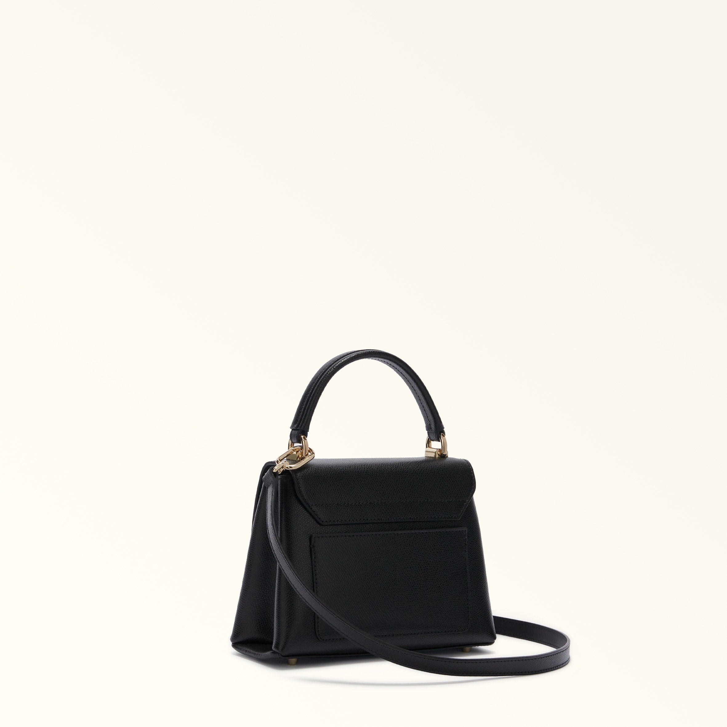 Furla 1927 Black Top Handle Bag