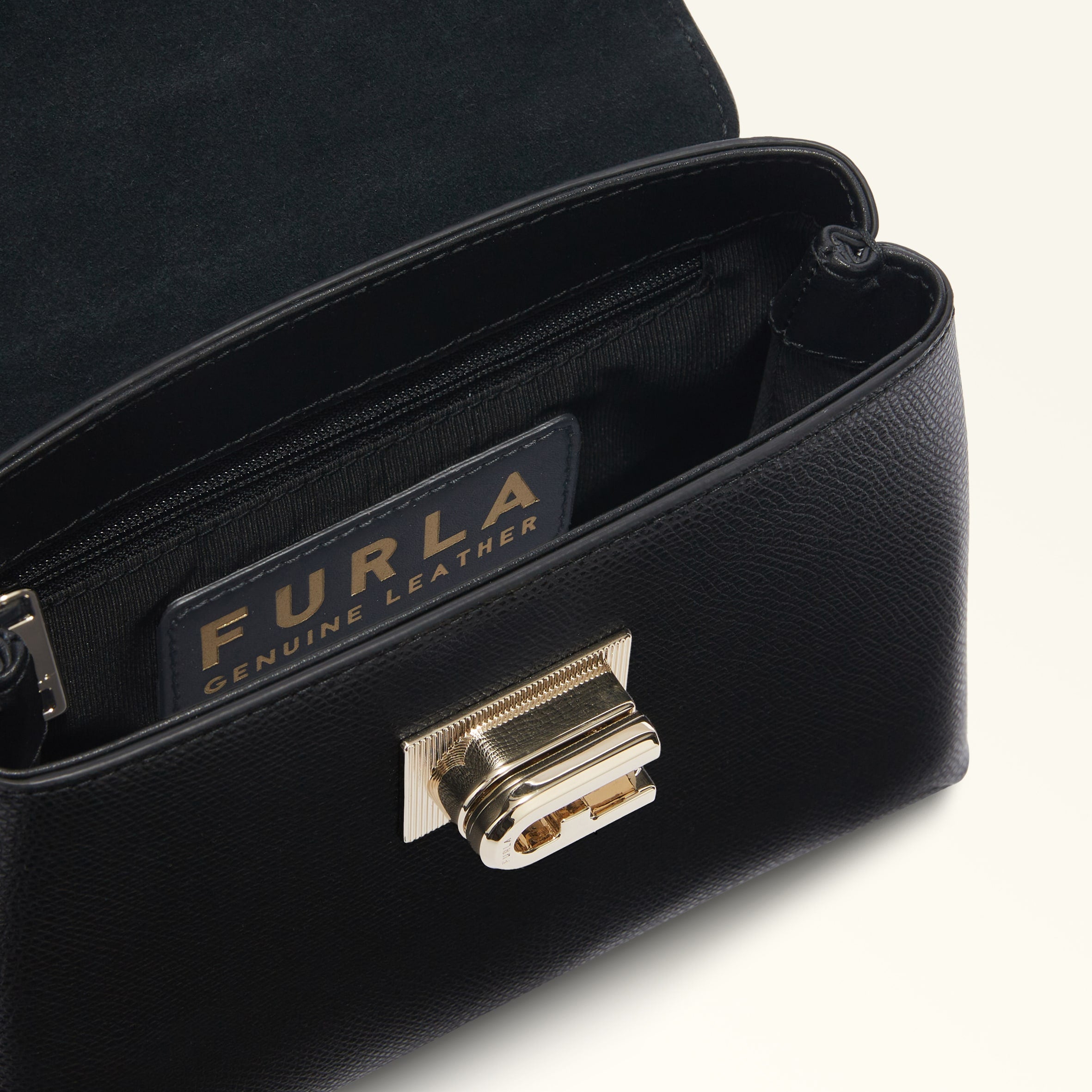 Furla 1927 Black Top Handle Bag