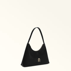 Furla Diamante Black Shoulder Bag - Small