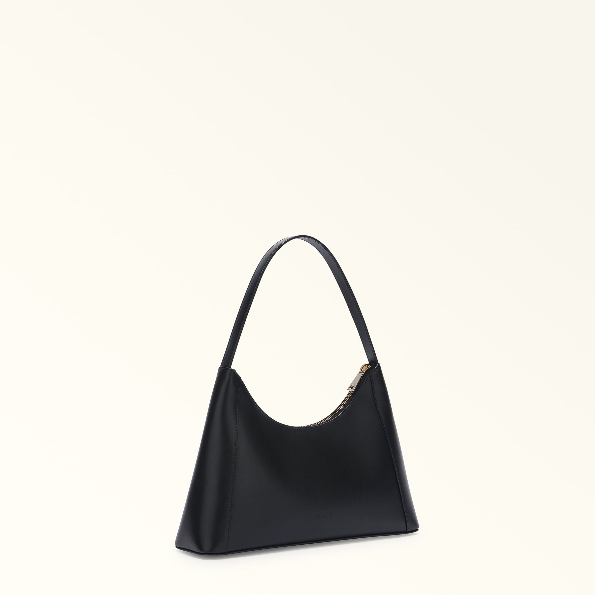 Furla Diamante Black Shoulder Bag - Small