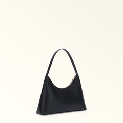 Furla Diamante Black Shoulder Bag - Small