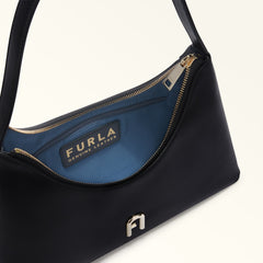 Furla Diamante Black Shoulder Bag - Small