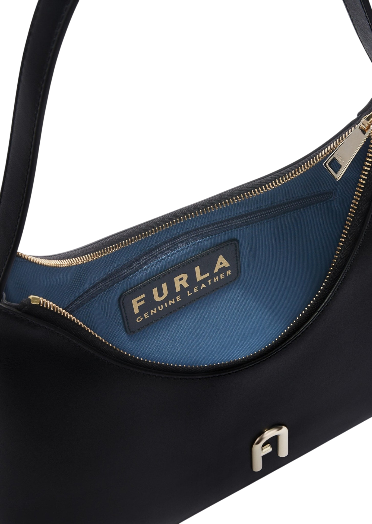 Furla Diamante Shoulder Bag Nero Small