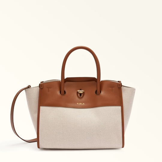 Furla Genesi Naturale Cognac H Tote Bag - Medium