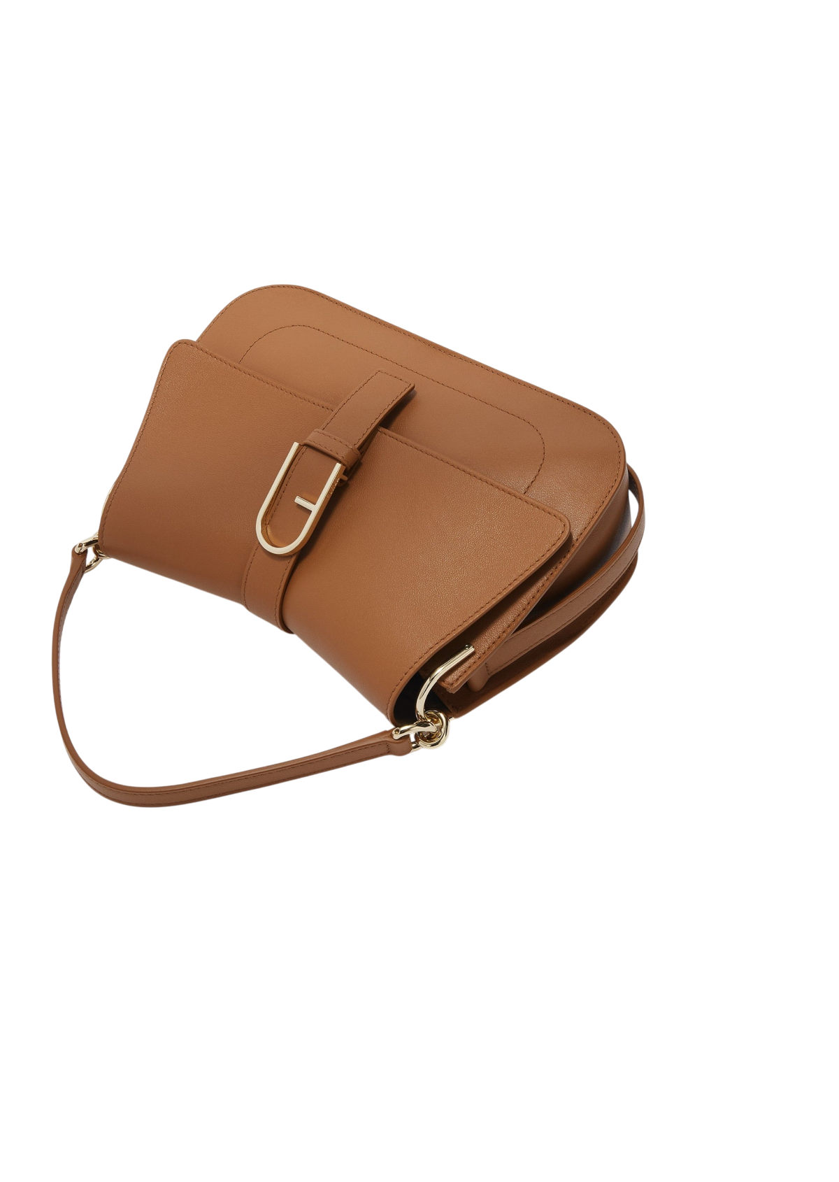 Furla Flow Brown Top Handle Bag - Medium