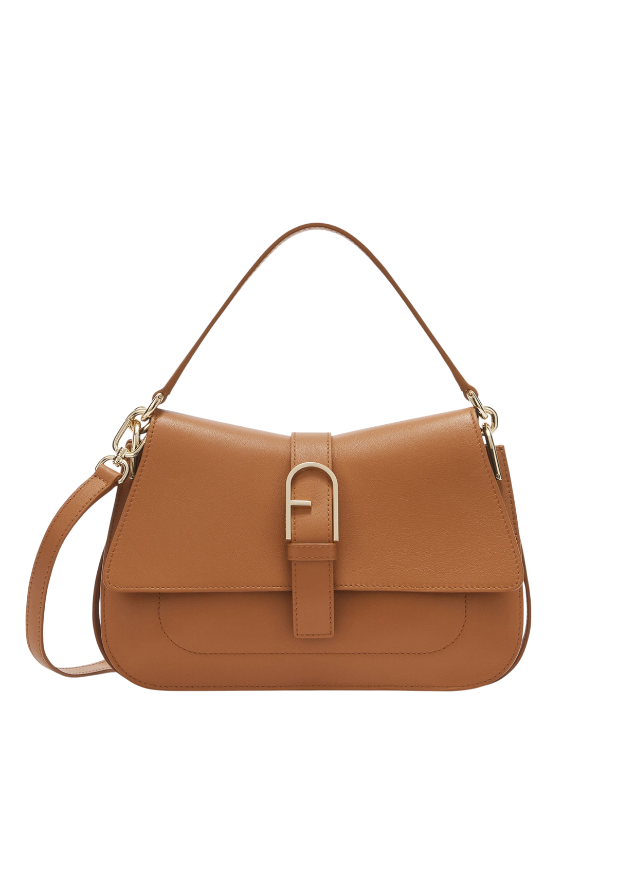 Furla Flow Brown Top Handle Bag - Medium