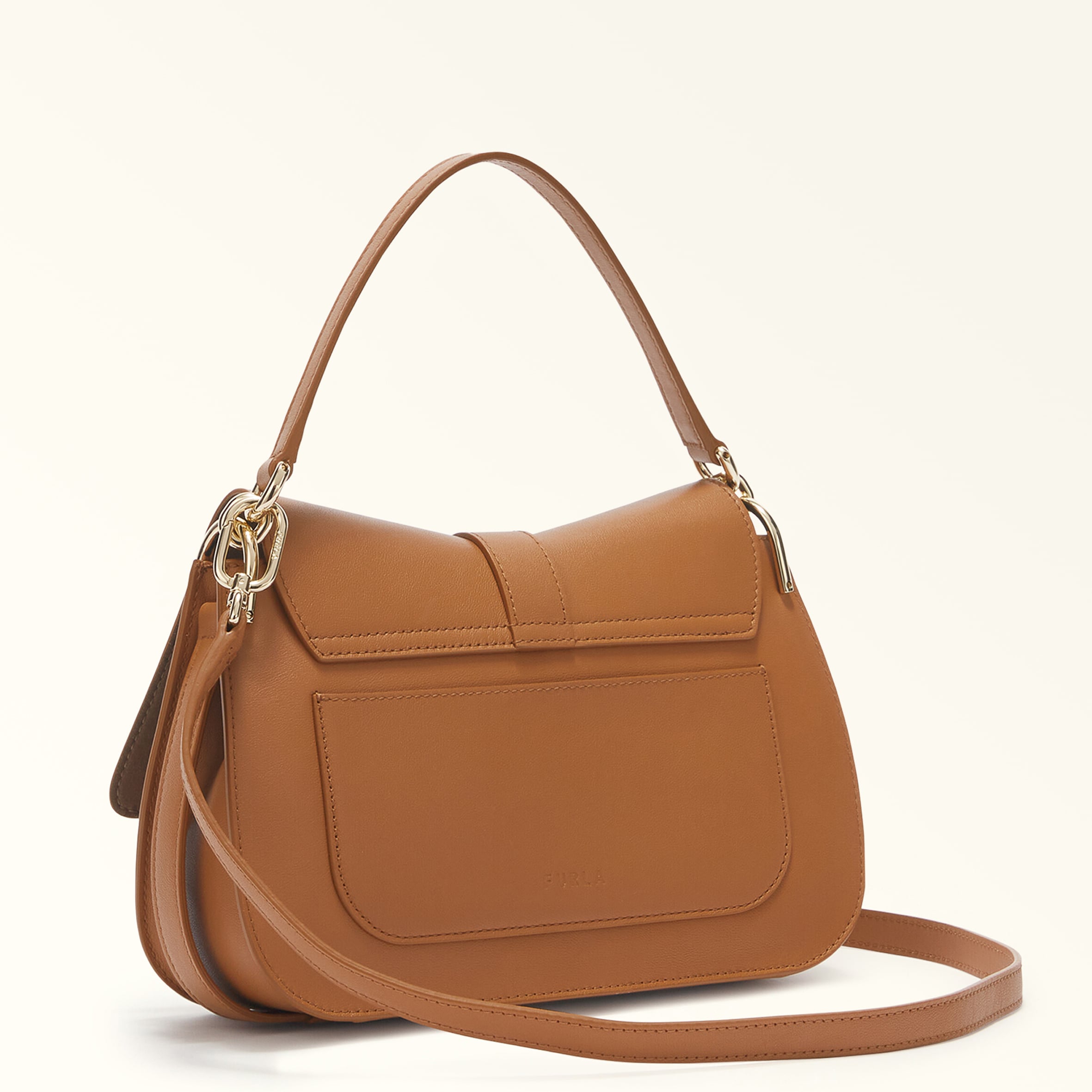 Furla Flow Brown Top Handle Bag - Medium