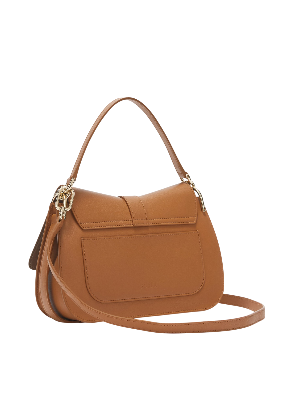 Furla Flow Brown Top Handle Bag - Medium