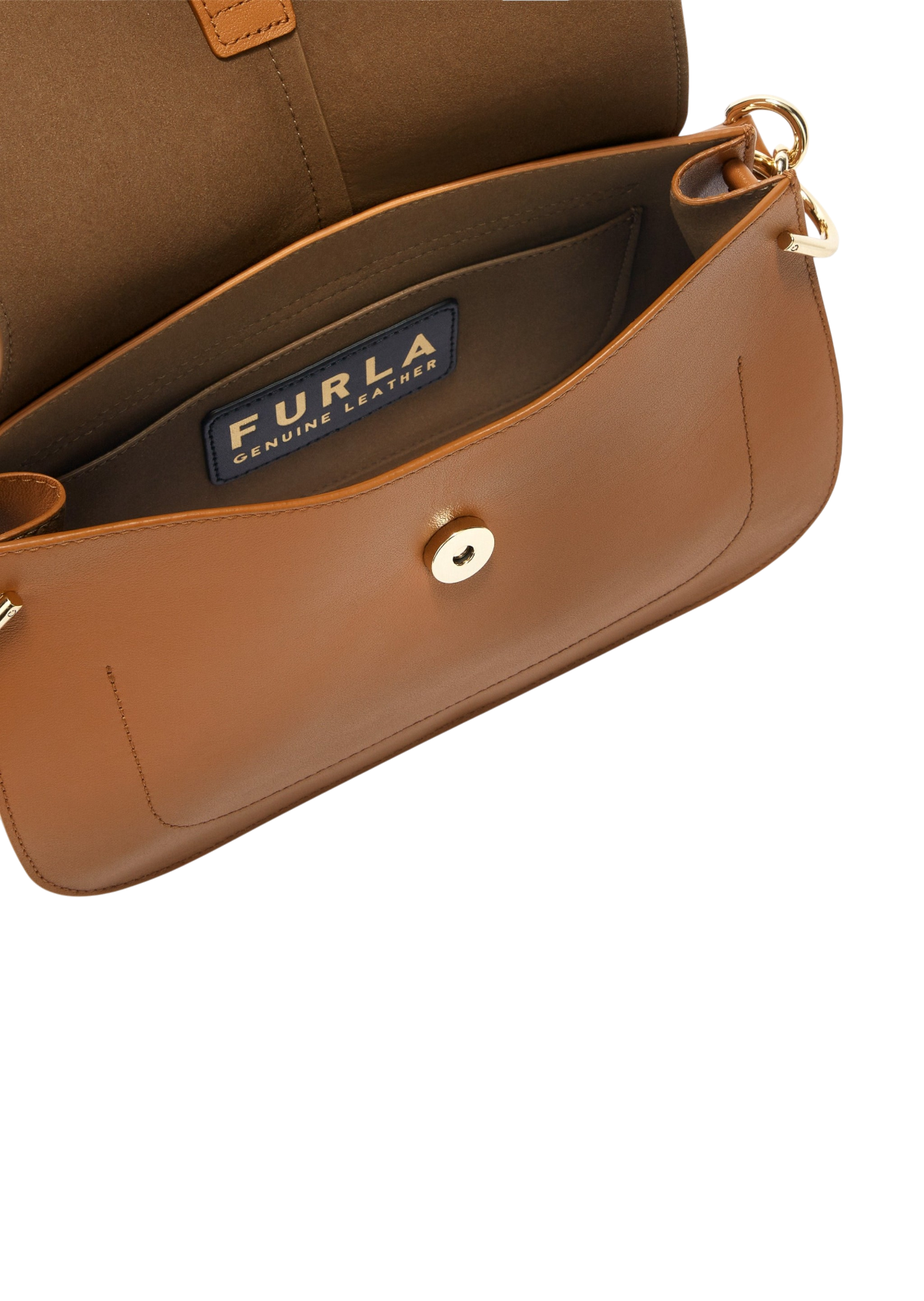 Furla Flow Brown Top Handle Bag - Medium