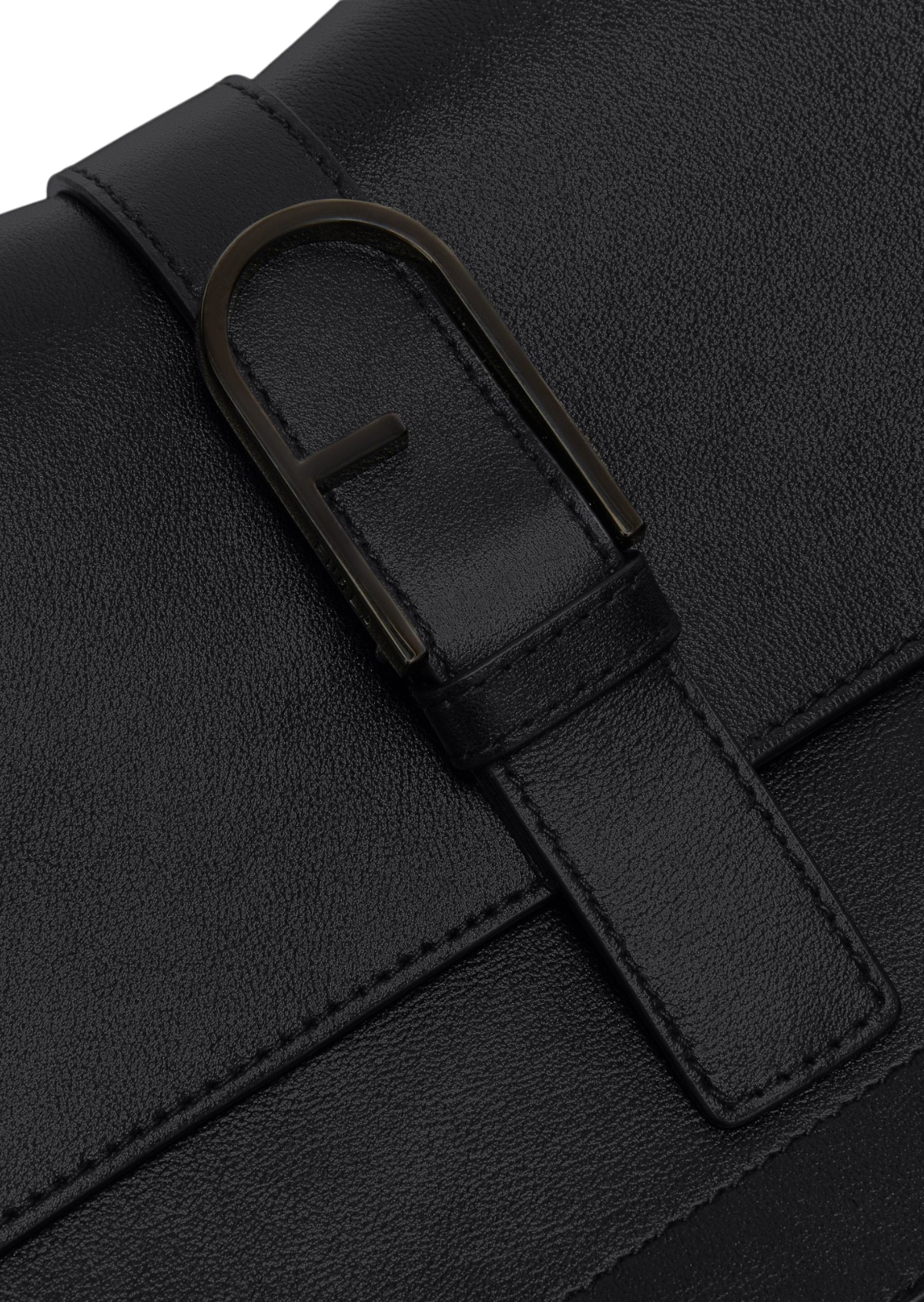 Furla Flow Black Top Handle Bag - Medium