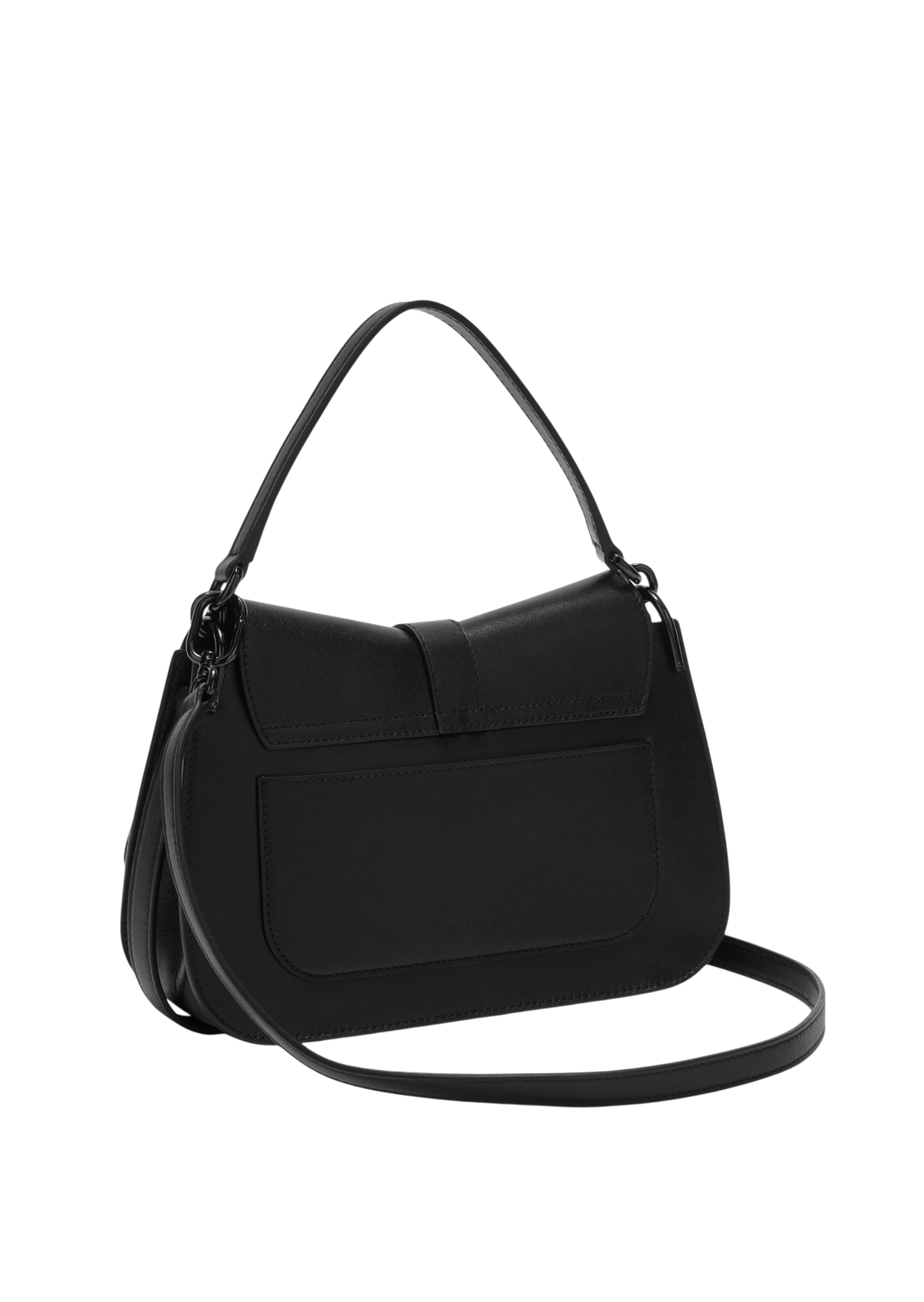 Furla Flow Black Top Handle Bag - Medium