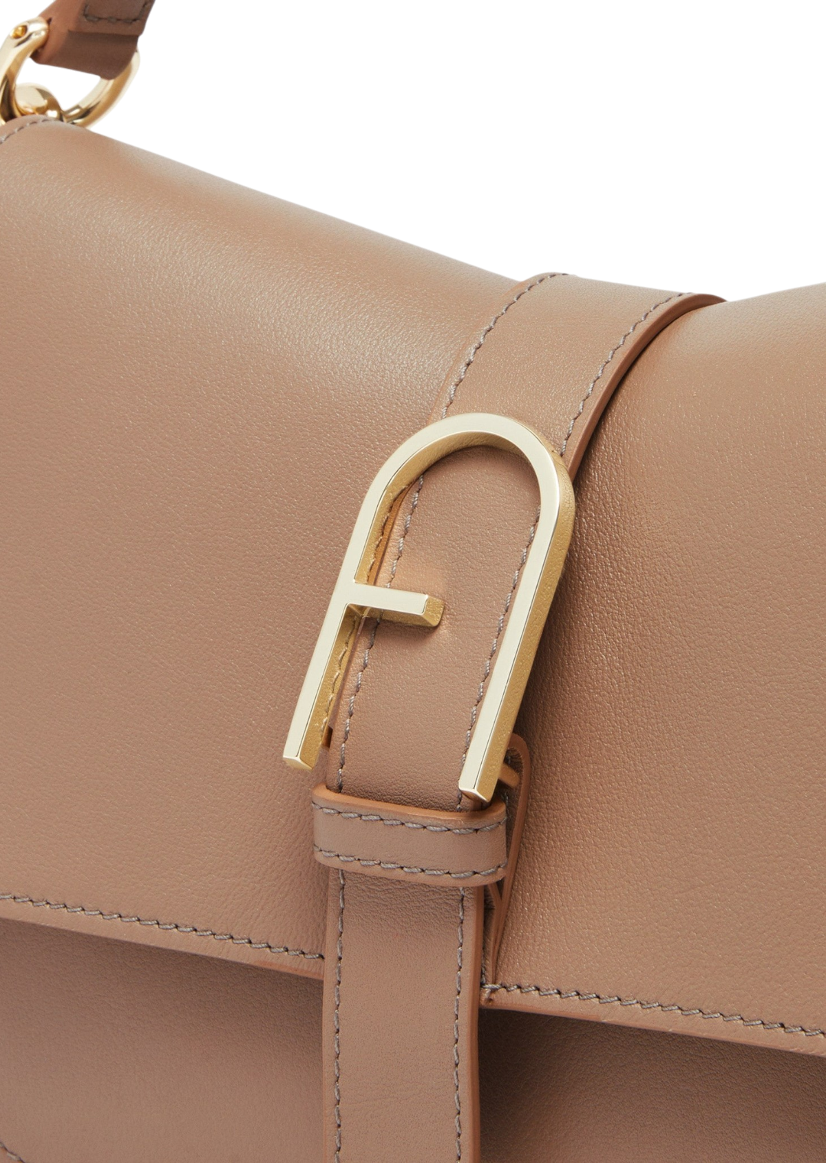 Furla Flow Top Handle Greige Medium