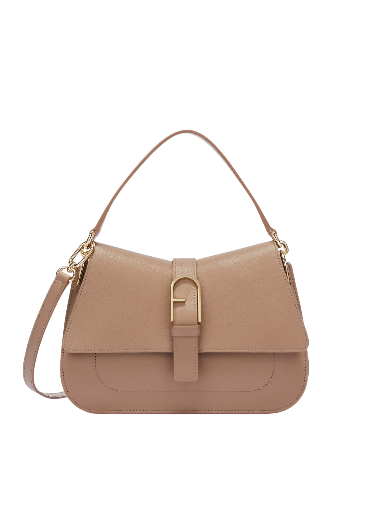 Furla Flow Top Handle Greige Medium
