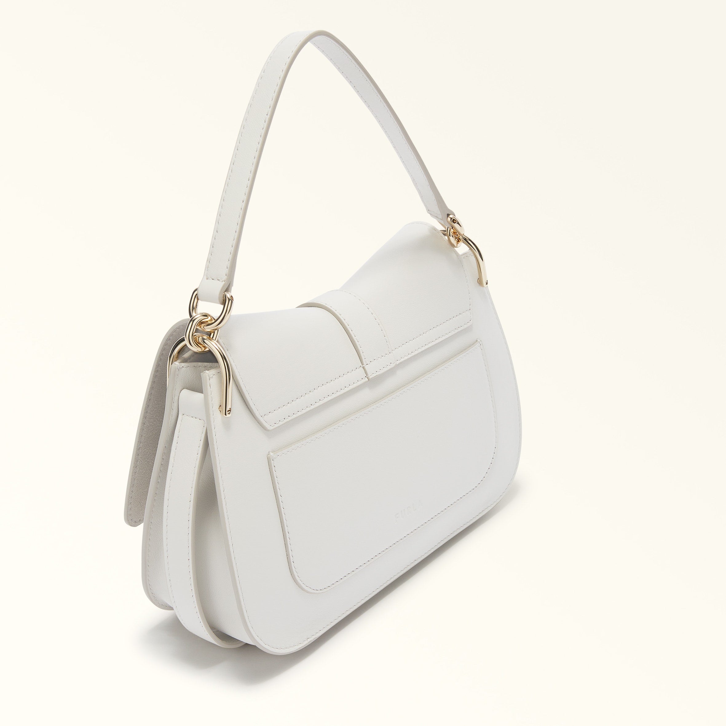 Furla Flow Top Handle Marshmallow Medium