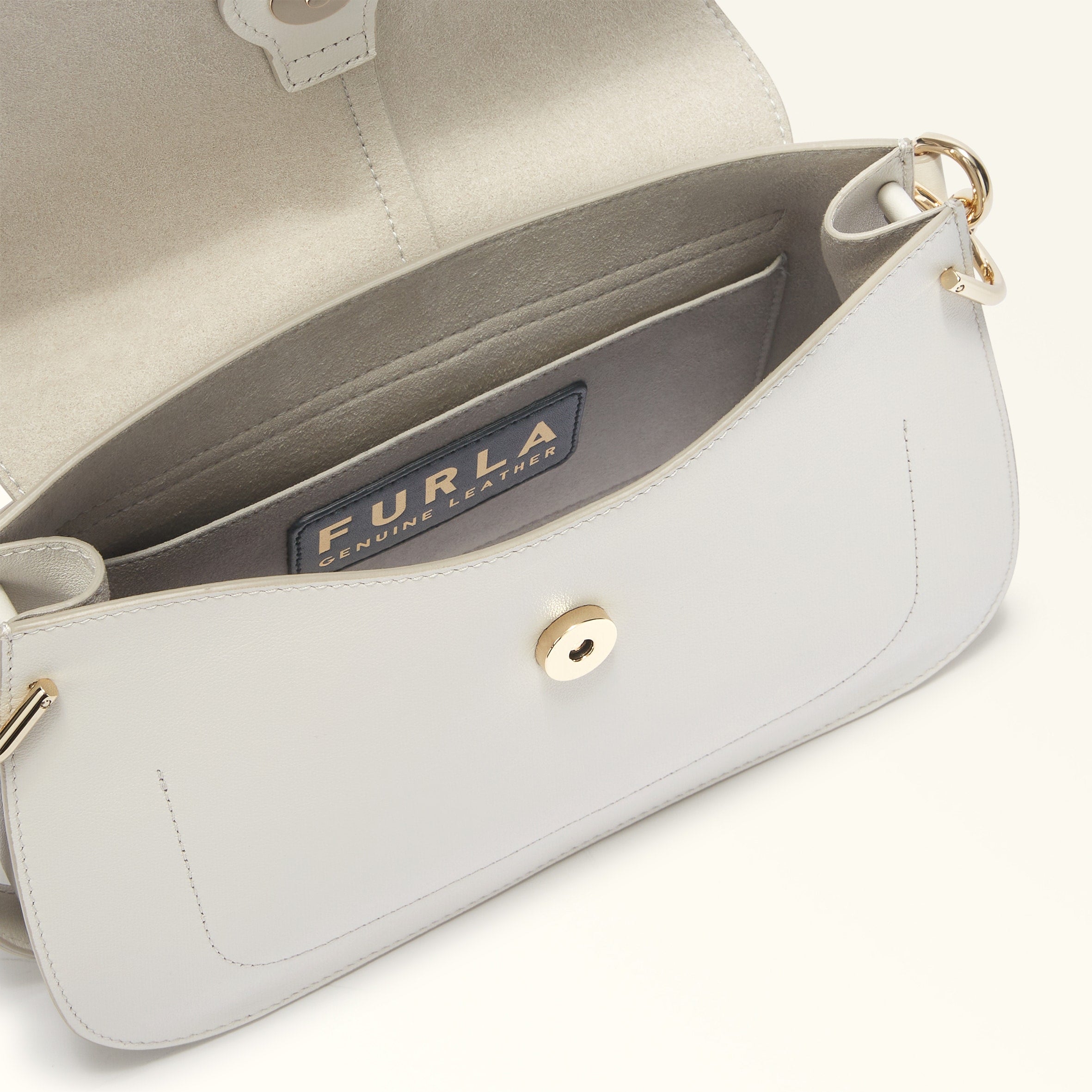 Furla Flow Top Handle Marshmallow Medium