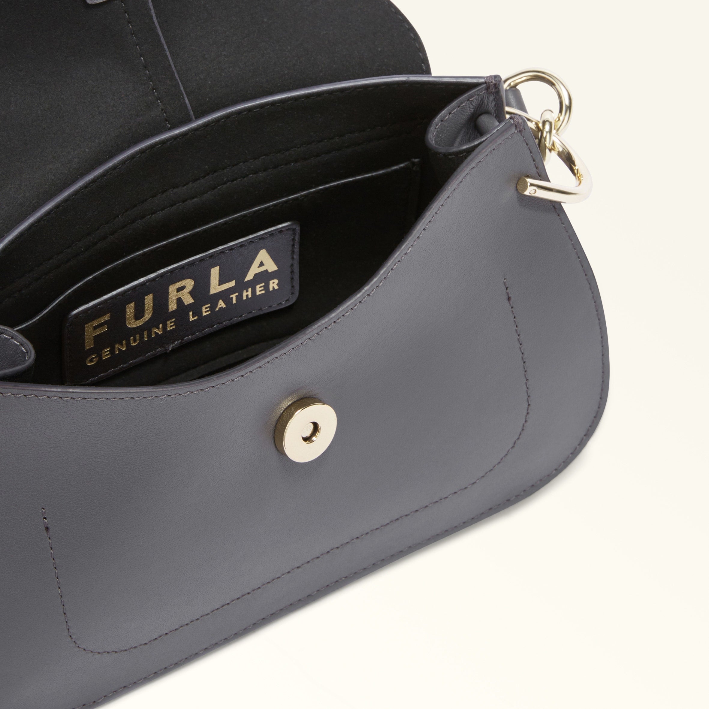 Furla Flow Grey Top Handle Bag