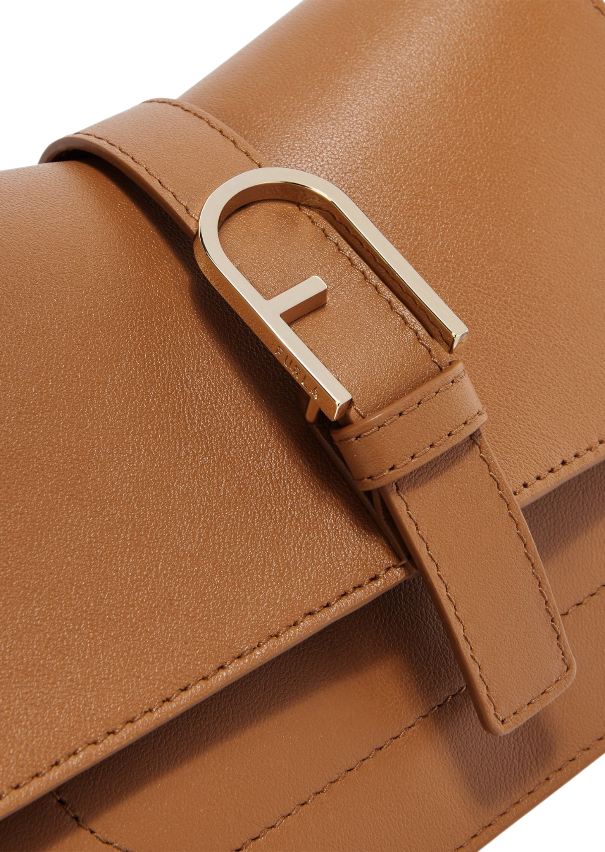 Furla Flow Brown Top Handle Bag - Mini