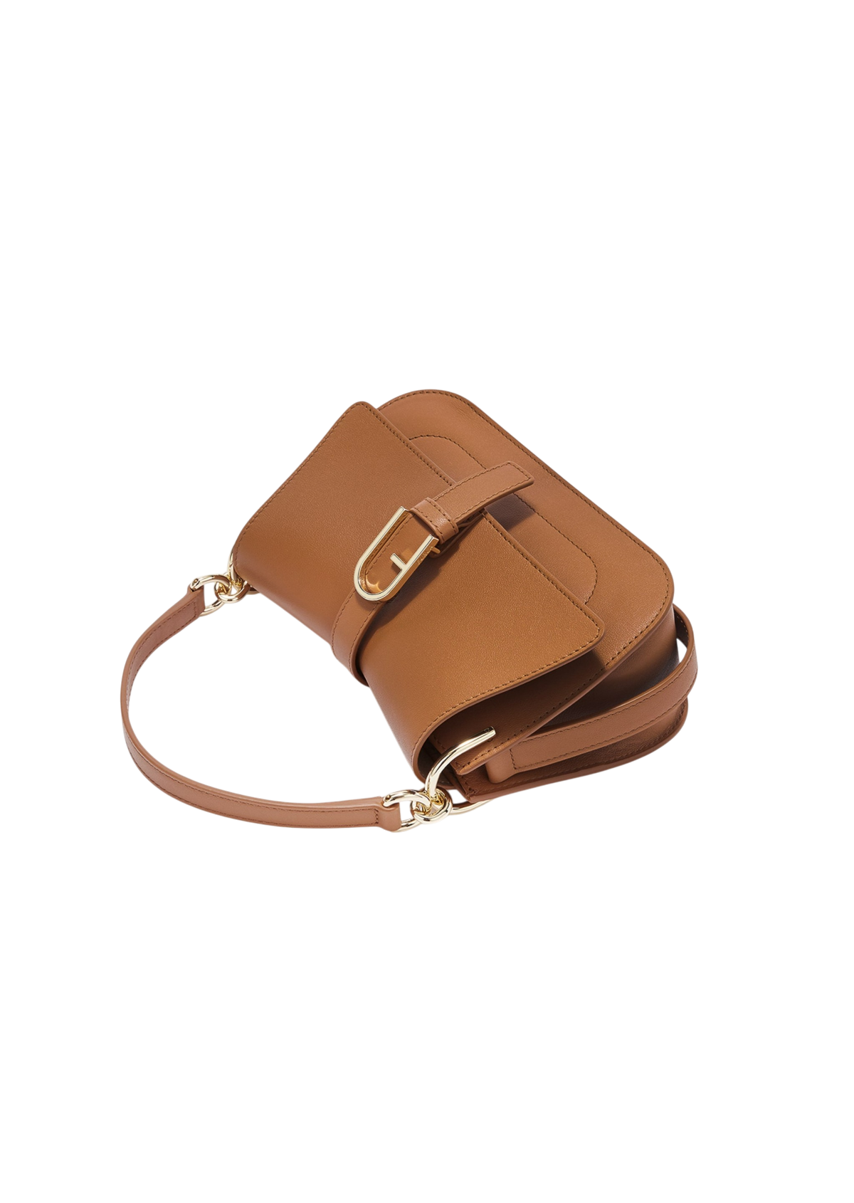 Furla Flow Brown Top Handle Bag - Mini