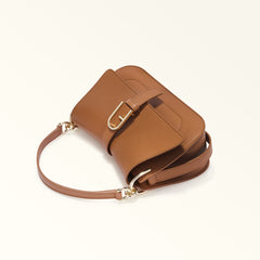 Furla Flow Brown Top Handle Bag - Mini