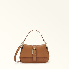 Furla Flow Brown Top Handle Bag - Mini