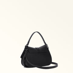 Furla Flow Black Top Handle Bag - Mini