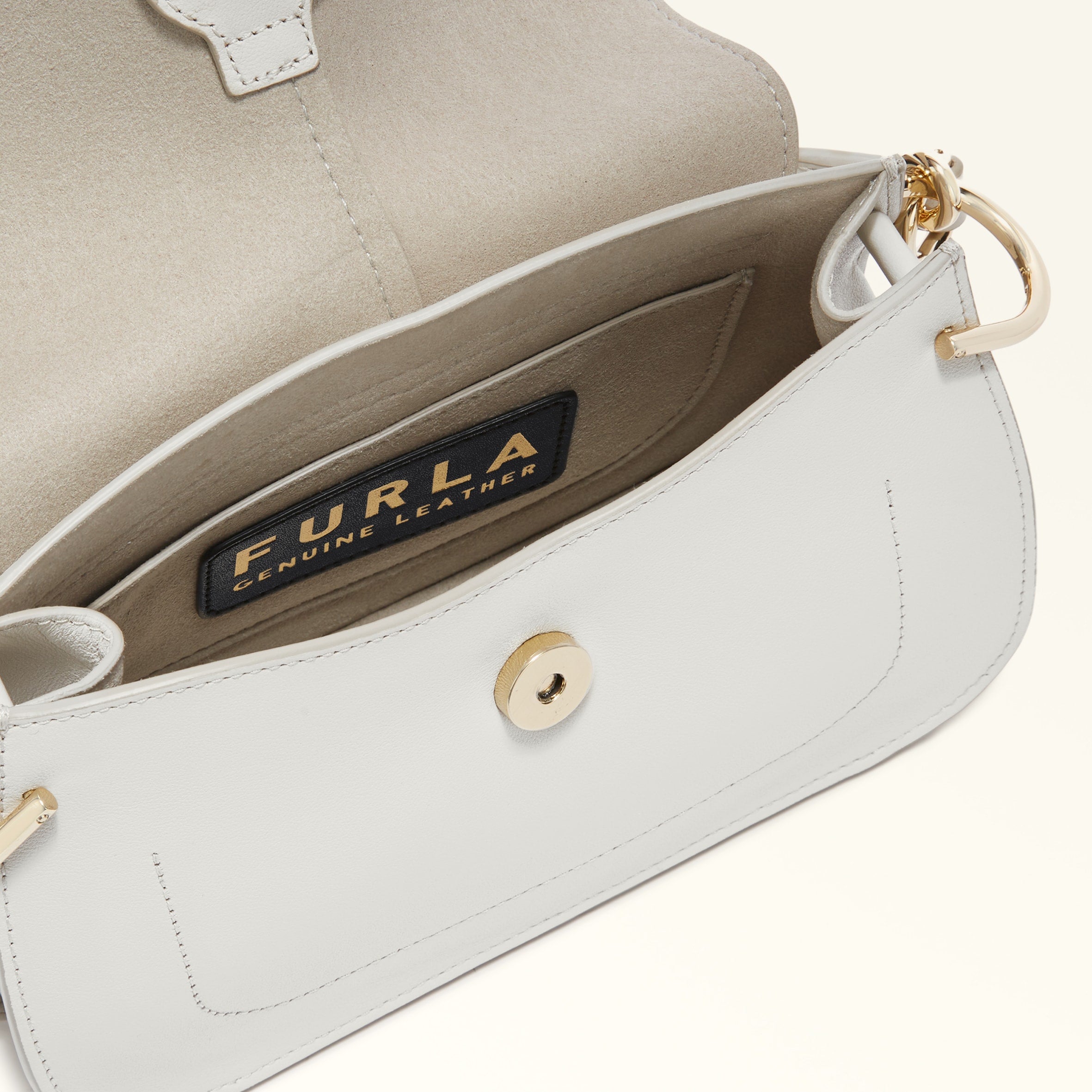 Furla Flow Top Handle Marshmallow Mini