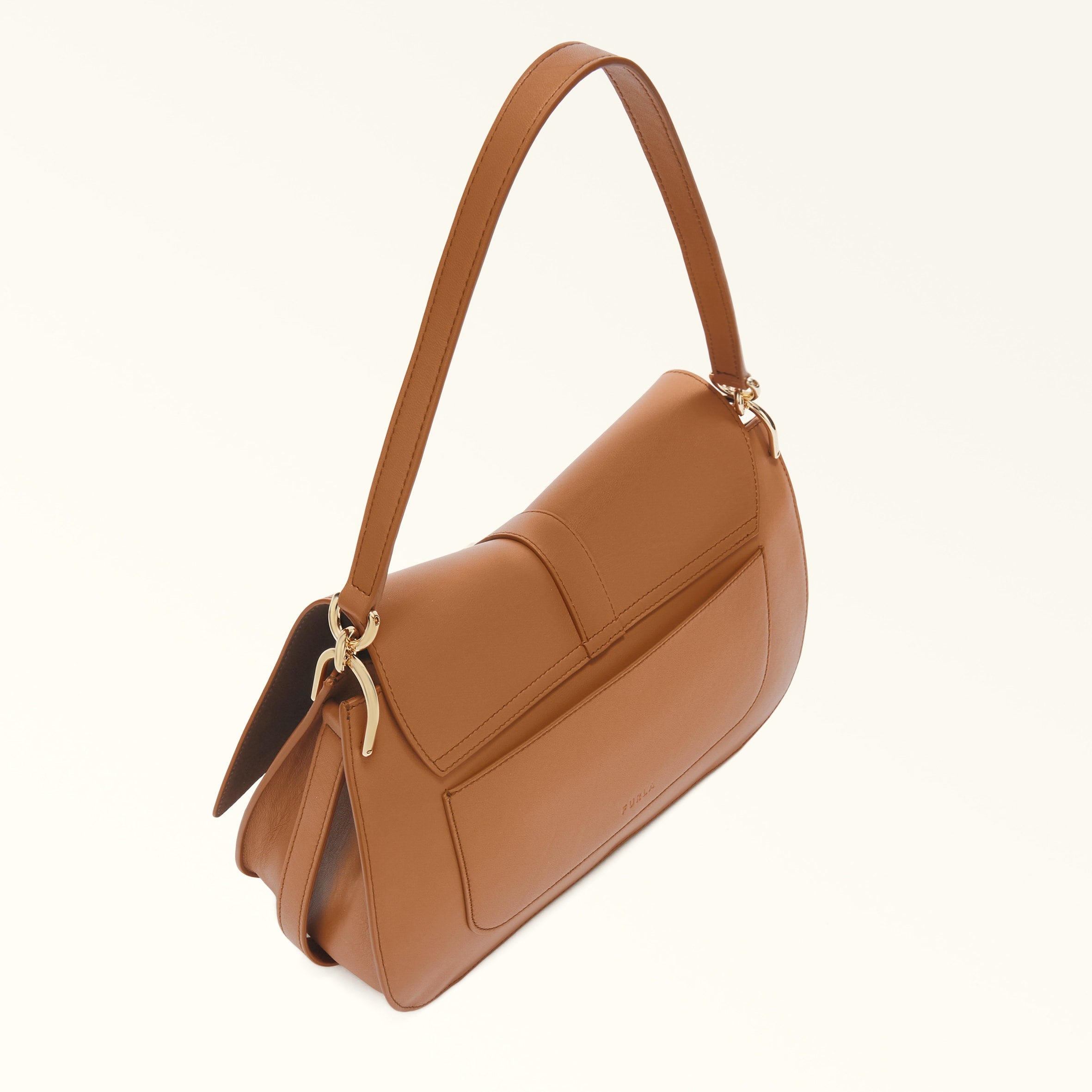 Furla Flow Brown Top Handle Bag - Large