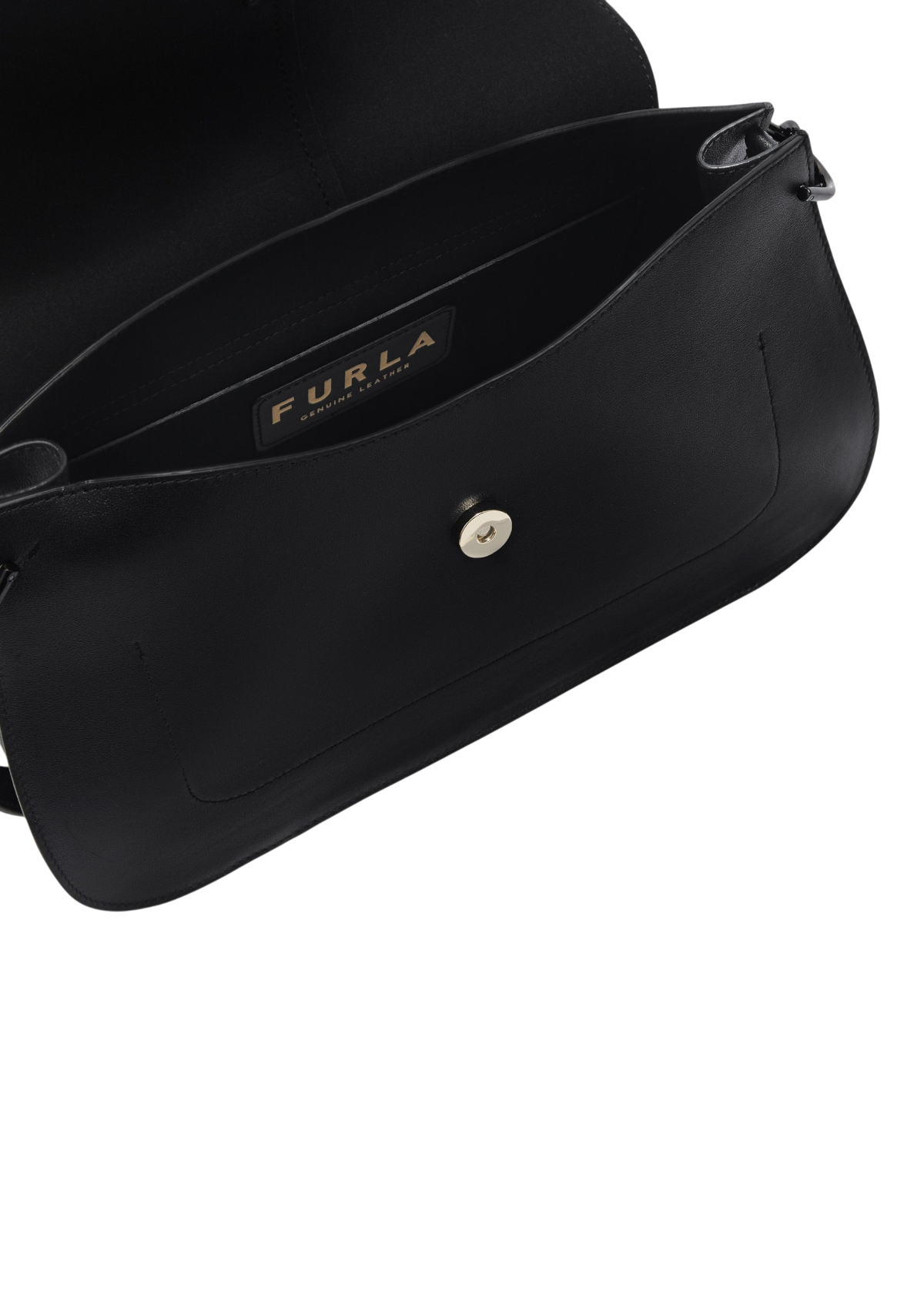 Furla Flow Black Top Handle Bag - Large